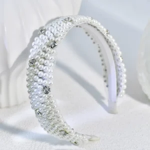 YouLaPan Women’s Rhinestone Padded Nylon Headband Elegant Hair Accessory for Wedding Anniversary & Party YXA421