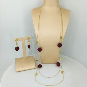 Yuminglai Costume Fashion Dubai Jewelry Accessories High Quality Gold Plated Ladies Jewelry Sets FHK12388