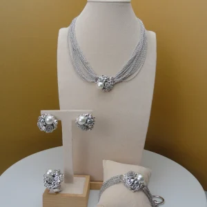 Yuminglai Designer Jewelry Women Dubai Costume Jewelry Artificial Jewelry Sets FHK5711