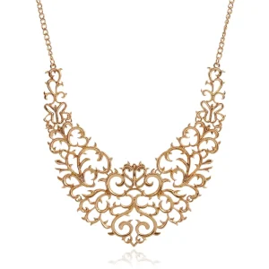 ZQ023 Fashion Gold Necklace Women Alloy Choker Necklace Jewelry
