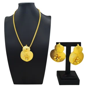Zhuerrui Italiano Gold Designs Women Jewellery Set Party Fine Costume Jewelry Set Luxury Necklace Jewellery Sets HE2500210