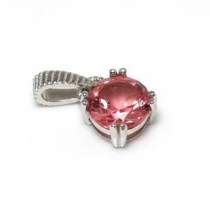 Zulatanite Stone Charms Red and Silver Necklace Jewelry With Zulatanite Stones