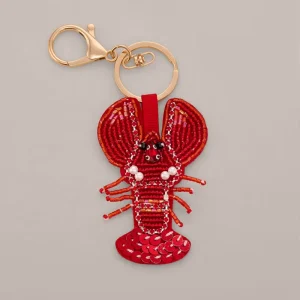 beaded charms for bags and clothes beaded lobster keychains bag charms accessories