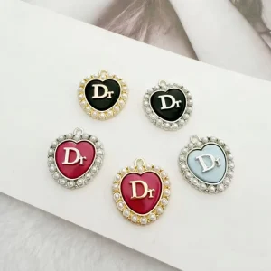 bling designer charms Luxury Diamond Pendant Accessories for DIY Projects Various Styles Available