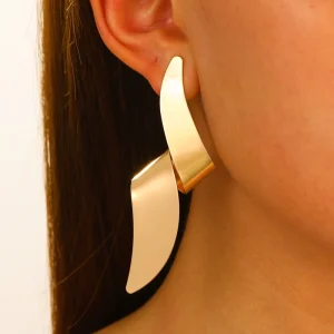 fashion gold women big earrings N2605264